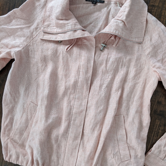 Lafayette 148 New York Jackets & Blazers - Lafayette 148 New York Linen Bomber Jacket